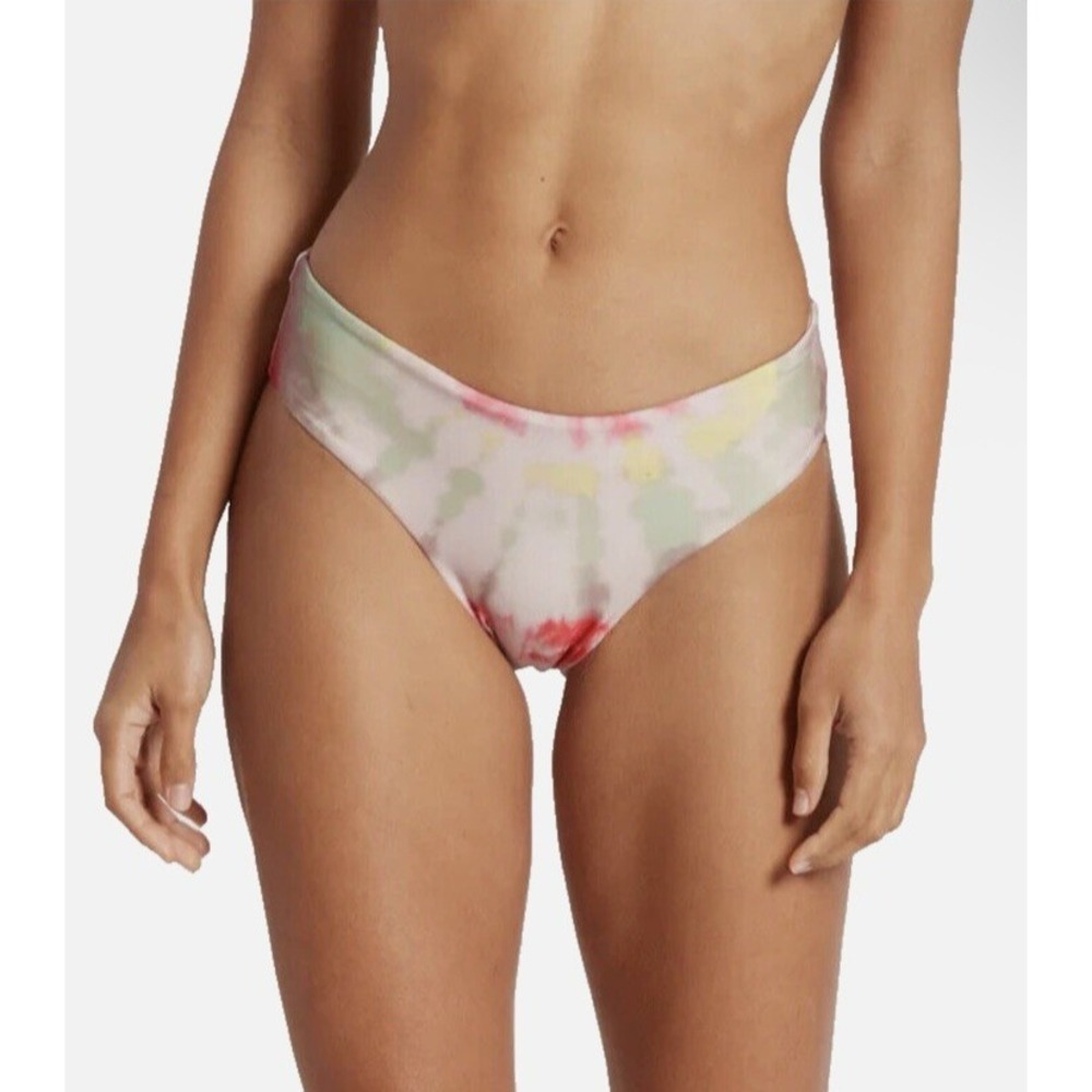 Volcom Women Size XS Circle Back Skimpy Bikini Bottom Multi L47224